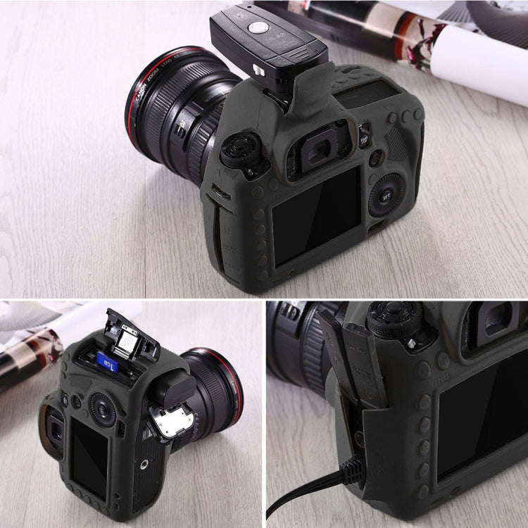 PULUZ Soft Silicone Protective Case for Canon EOS 5D Mark III / 5D3(Black)