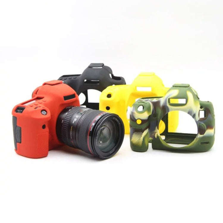 PULUZ Soft Silicone Protective Case for Canon EOS 5D Mark III / 5D3(Red)
