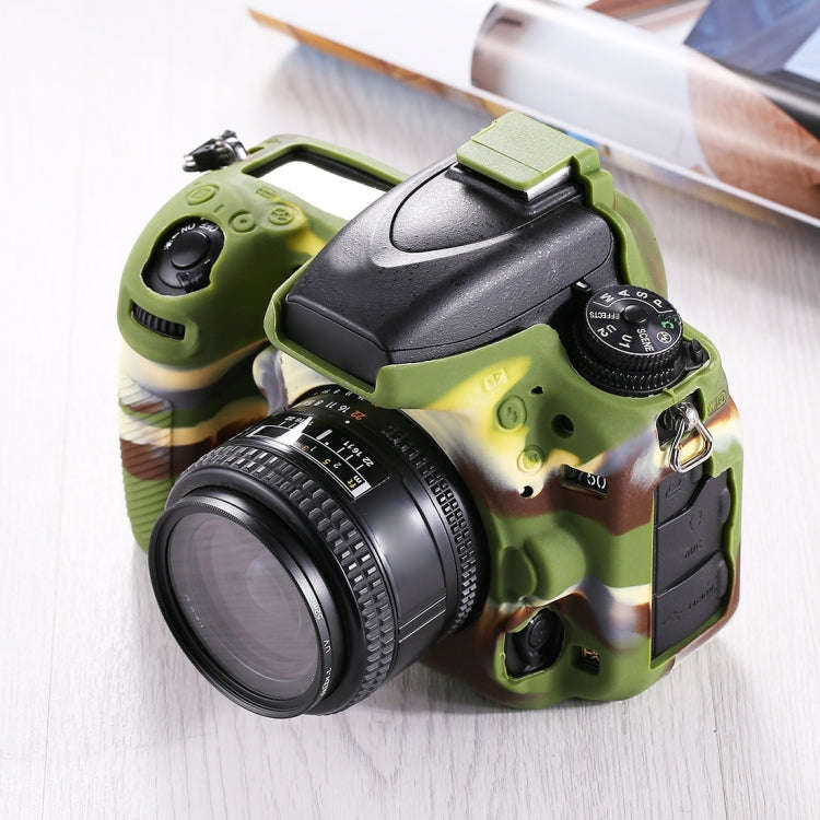 PULUZ Soft Silicone Protective Case for Nikon D750(Camouflage)