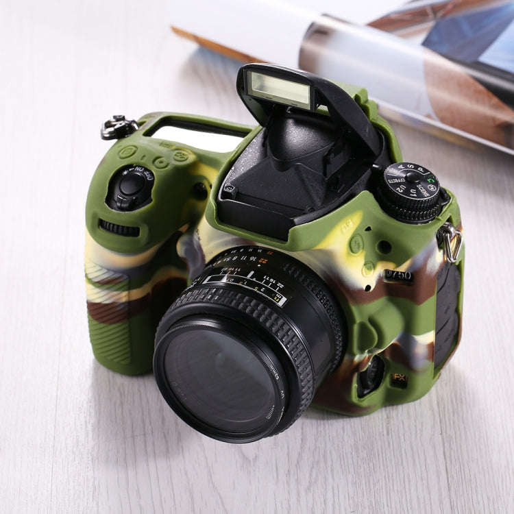 PULUZ Soft Silicone Protective Case for Nikon D750(Camouflage)