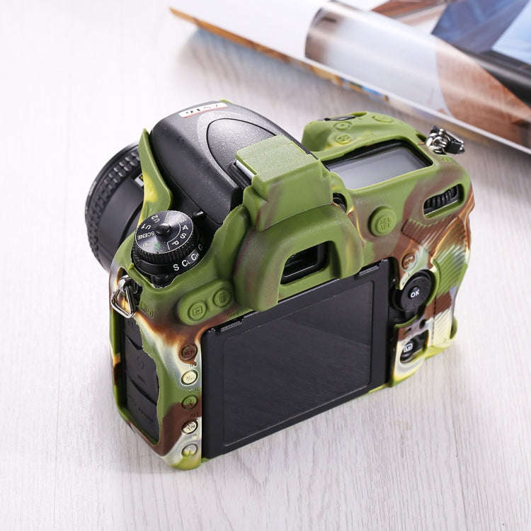 PULUZ Soft Silicone Protective Case for Nikon D750(Camouflage)