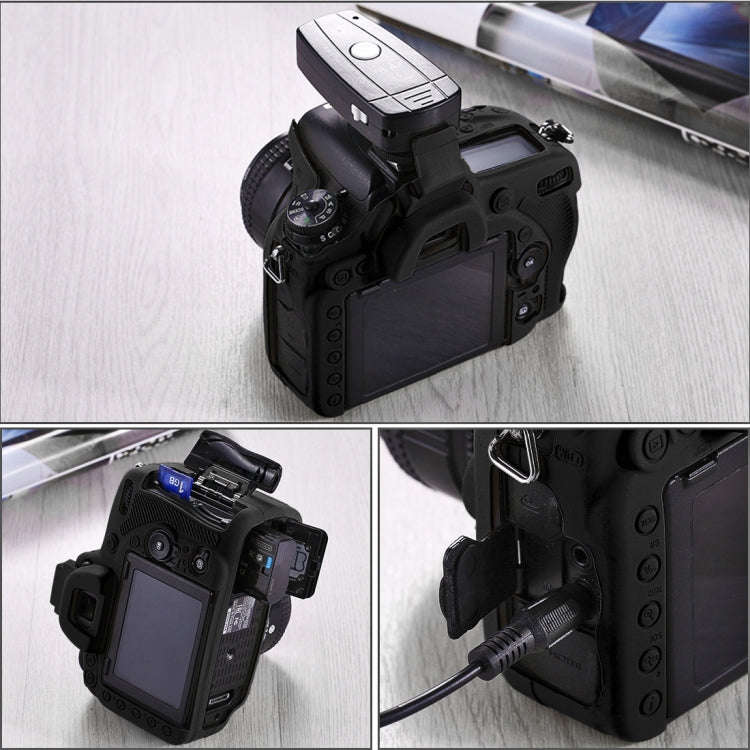 PULUZ Soft Silicone Protective Case for Nikon D750(Black)
