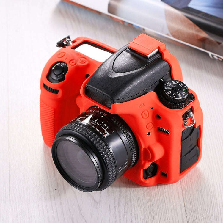 PULUZ Soft Silicone Protective Case for Nikon D750(Red)