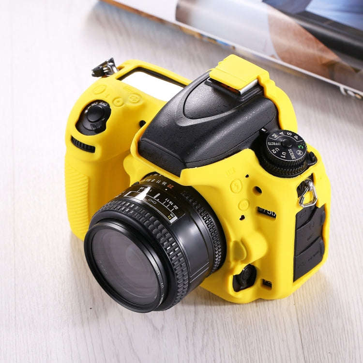 PULUZ Soft Silicone Protective Case for Nikon D750(Yellow)