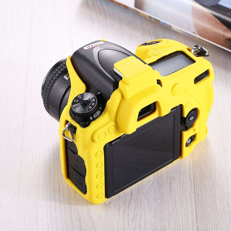 PULUZ Soft Silicone Protective Case for Nikon D750(Yellow)