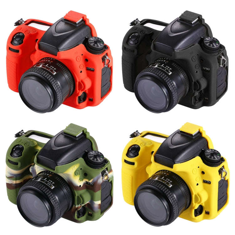 PULUZ Soft Silicone Protective Case for Nikon D750(Black)