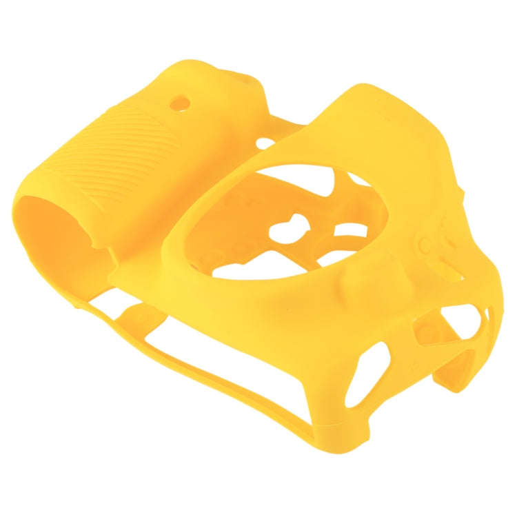 PULUZ Soft Silicone Protective Case for Canon EOS 80D(Yellow)