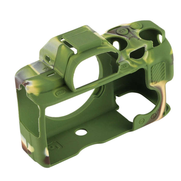PULUZ Soft Silicone Protective Case for Sony ILCE-7MII / 7SMII / 7RMII(Camouflage)