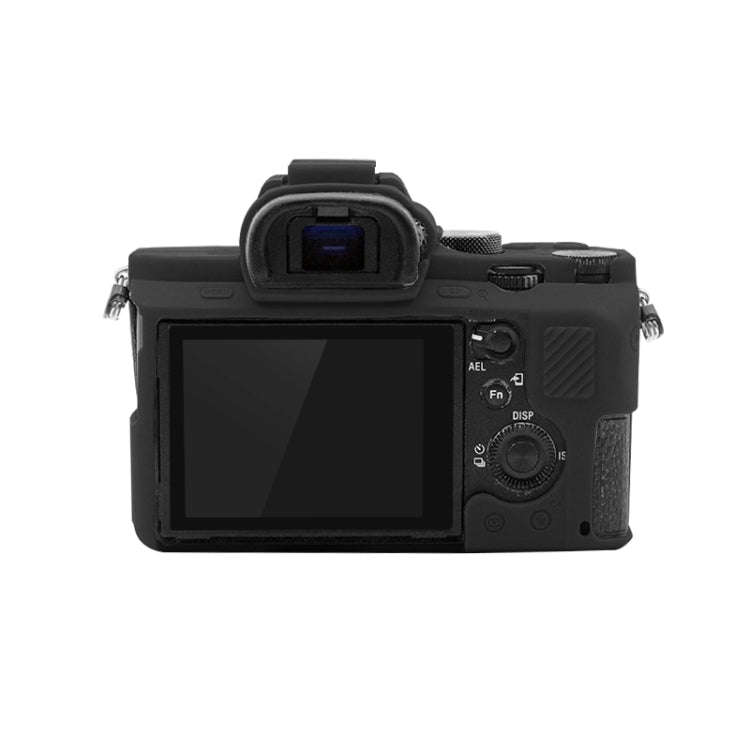 PULUZ Soft Silicone Protective Case for Sony ILCE-7MII / 7SMII / 7RMII(Black)