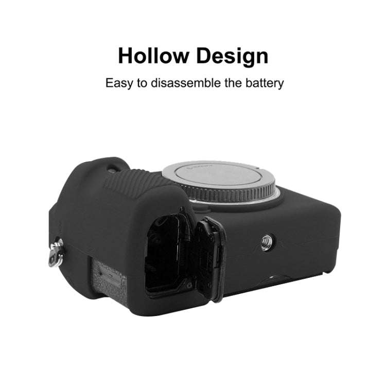 PULUZ Soft Silicone Protective Case for Sony ILCE-7MII / 7SMII / 7RMII(Black)