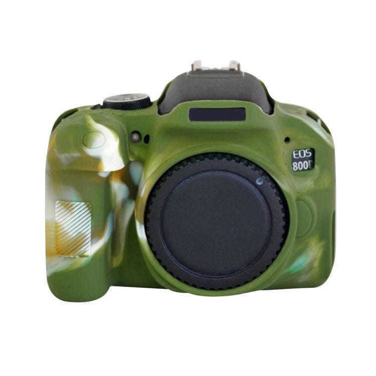 PULUZ Soft Silicone Protective Case for Canon EOS 800D(Camouflage)