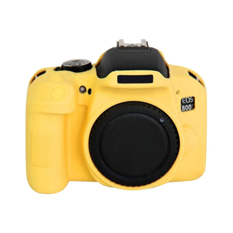 PULUZ Soft Silicone Protective Case for Canon EOS 800D(Yellow)