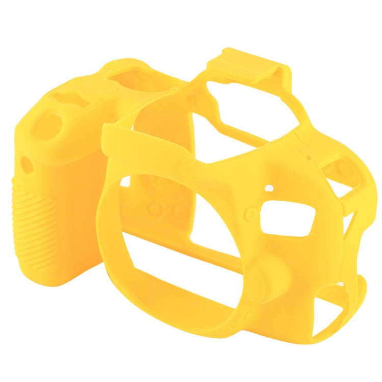 PULUZ Soft Silicone Protective Case for Canon EOS 800D(Yellow)