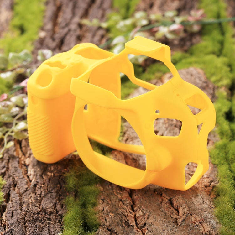 PULUZ Soft Silicone Protective Case for Canon EOS 800D(Yellow)