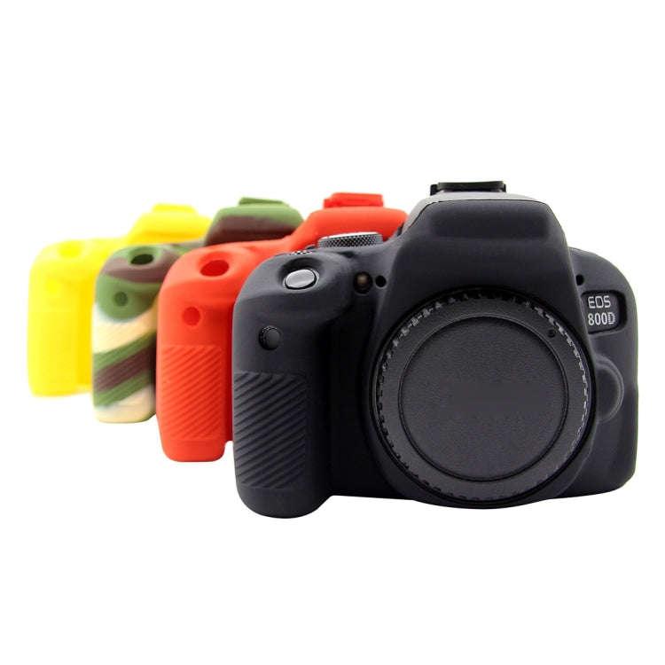 PULUZ Soft Silicone Protective Case for Canon EOS 800D(Yellow)