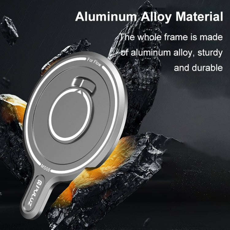 PULUZ For Insta360 FLow Gimbal Magnetic MagSafe Adapter Phone Holder (Silver)