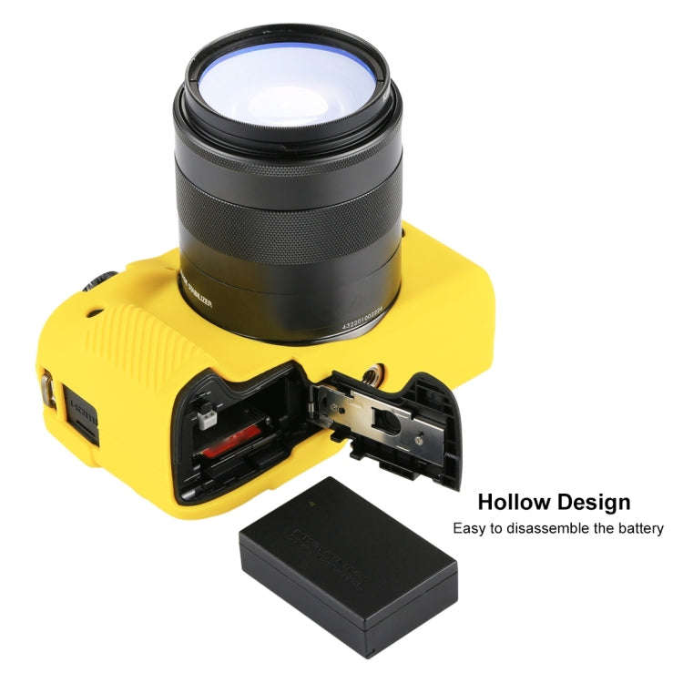 PULUZ Soft Silicone Protective Case for Canon EOS M3(Yellow)