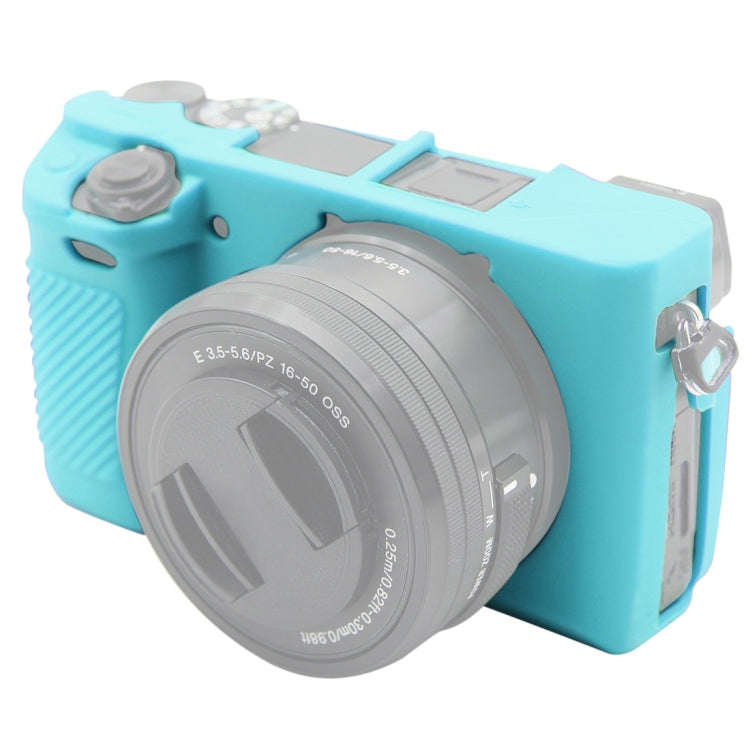 PULUZ Soft Silicone Protective Case for Sony ILCE-6300 / A6400(Blue)