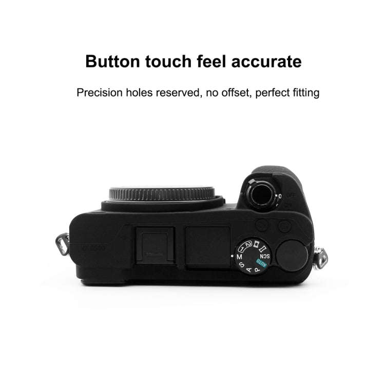 PULUZ Soft Silicone Protective Case for Sony ILCE-6500(Black)