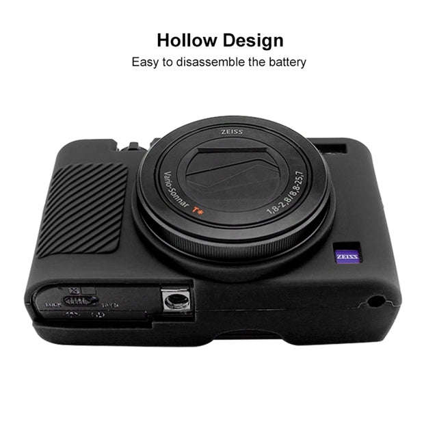 PULUZ Soft Silicone Protective Case for Sony RX100 III / IV / V(Black)