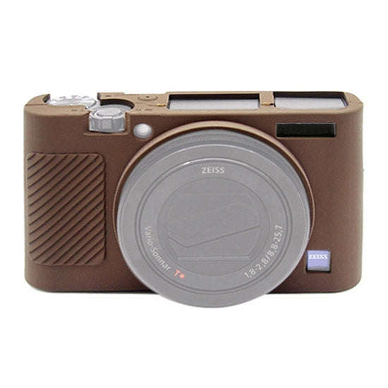 PULUZ Soft Silicone Protective Case for Sony RX100 III / IV / V(Coffee)