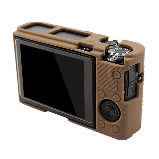 PULUZ Soft Silicone Protective Case for Sony RX100 III / IV / V(Coffee)