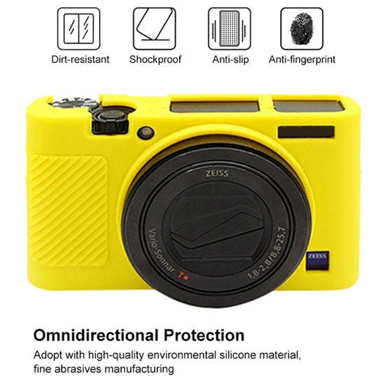 PULUZ Soft Silicone Protective Case for Sony RX100 III / IV / V(Yellow)