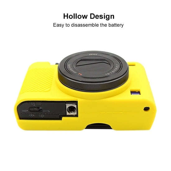 PULUZ Soft Silicone Protective Case for Sony RX100 III / IV / V(Yellow)