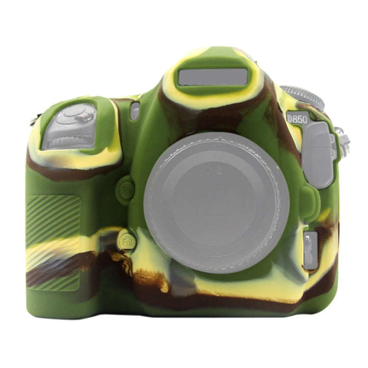 PULUZ Soft Silicone Protective Case for Nikon D850(Camouflage)