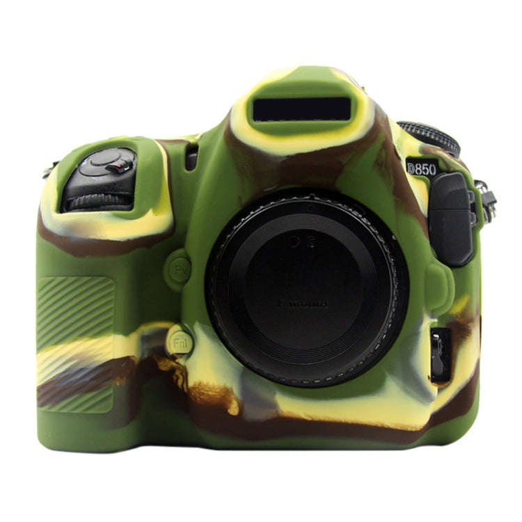 PULUZ Soft Silicone Protective Case for Nikon D850(Camouflage)