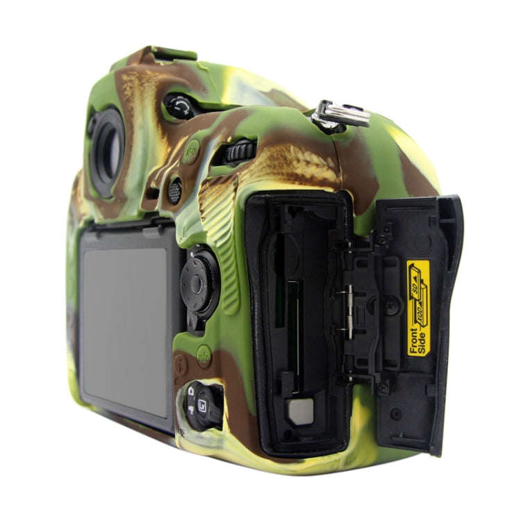 PULUZ Soft Silicone Protective Case for Nikon D850(Camouflage)