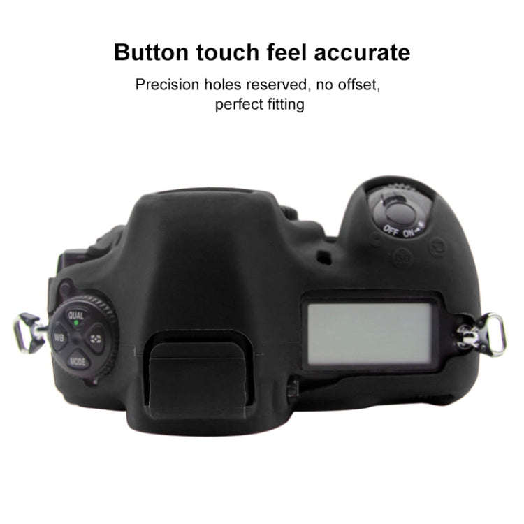 PULUZ Soft Silicone Protective Case for Nikon D850(Black)