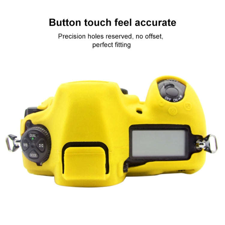 PULUZ Soft Silicone Protective Case for Nikon D850(Yellow)