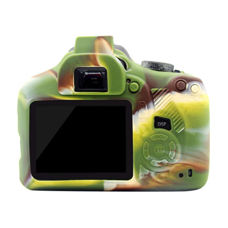 PULUZ Soft Silicone Protective Case for Canon EOS 1300D / 1500D(Camouflage)