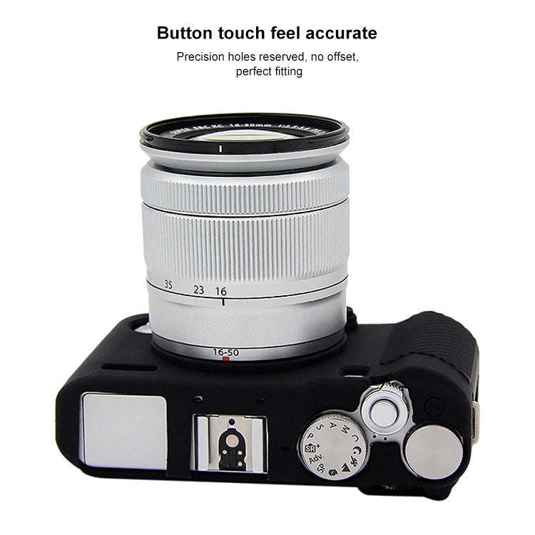 PULUZ Soft Silicone Protective Case for FUJIFILM X-A3 / X-A10(Black)