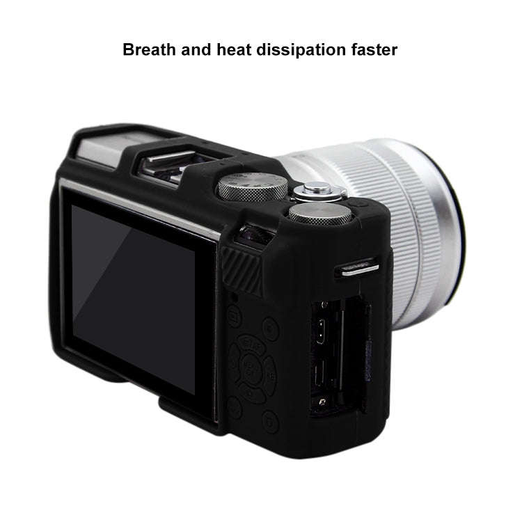 PULUZ Soft Silicone Protective Case for FUJIFILM X-A3 / X-A10(Black)