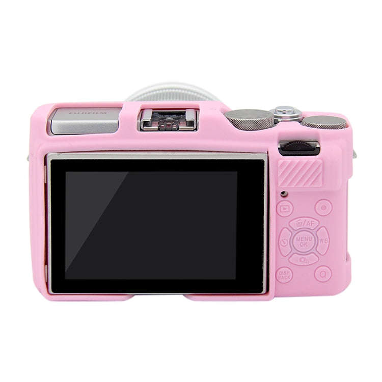 PULUZ Soft Silicone Protective Case for FUJIFILM X-A3 / X-A10(Pink)