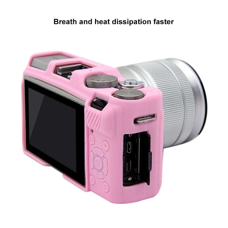 PULUZ Soft Silicone Protective Case for FUJIFILM X-A3 / X-A10(Pink)
