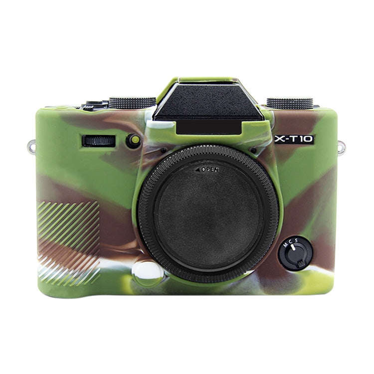 PULUZ Soft Silicone Protective Case for FUJIFILM XT10(Camouflage)