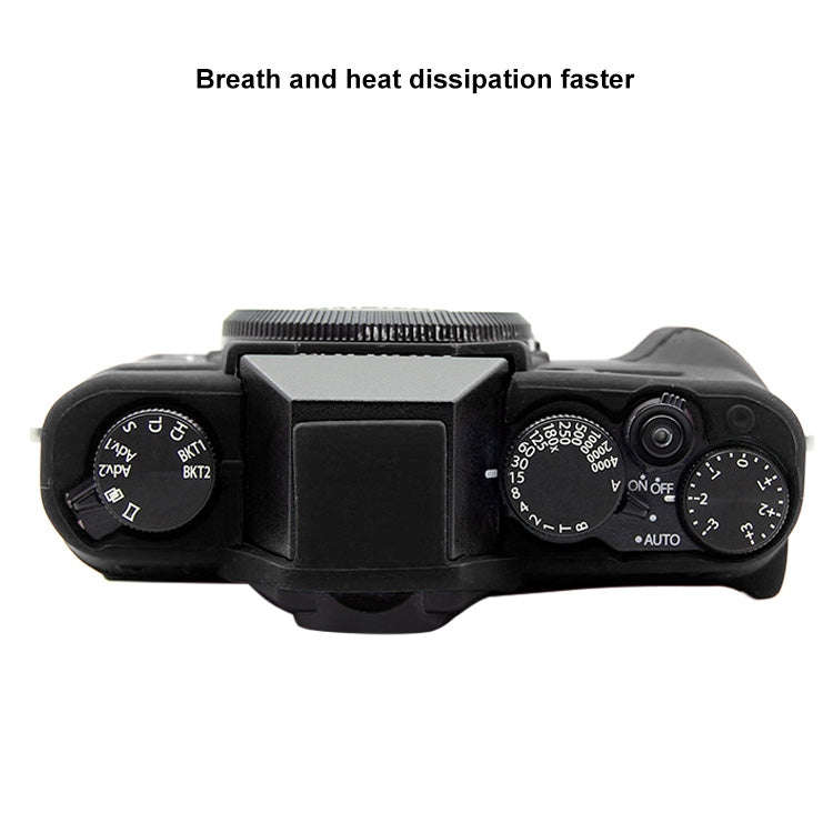 PULUZ Soft Silicone Protective Case for FUJIFILM XT10(Black)