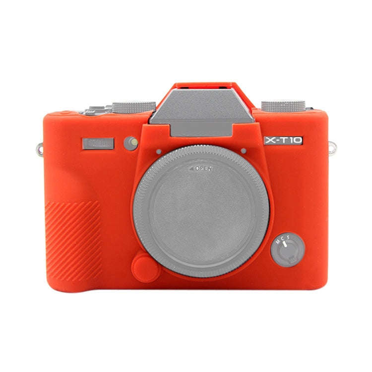 PULUZ Soft Silicone Protective Case for FUJIFILM XT10(Red)