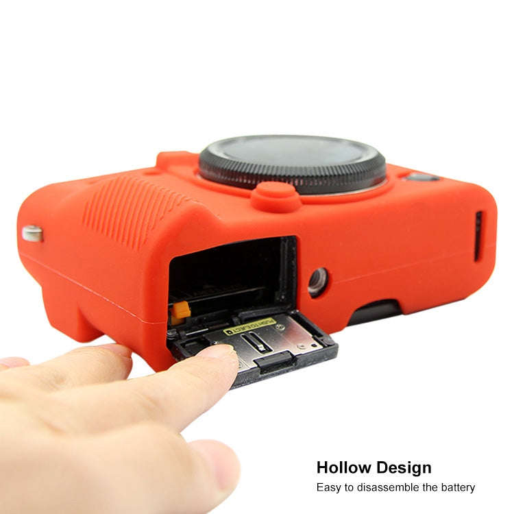PULUZ Soft Silicone Protective Case for FUJIFILM XT10(Red)