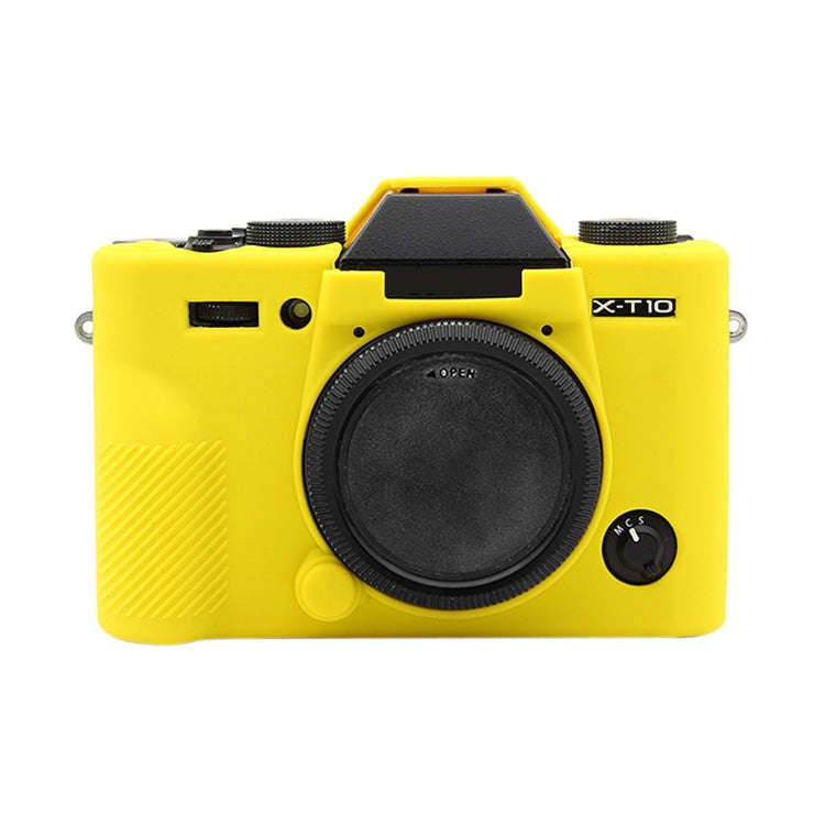 PULUZ Soft Silicone Protective Case for FUJIFILM XT10(Yellow)