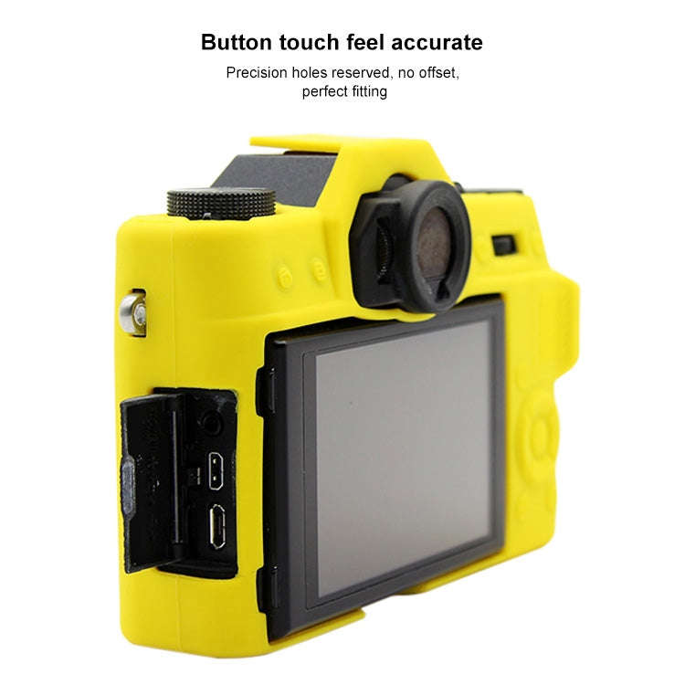 PULUZ Soft Silicone Protective Case for FUJIFILM XT10(Yellow)