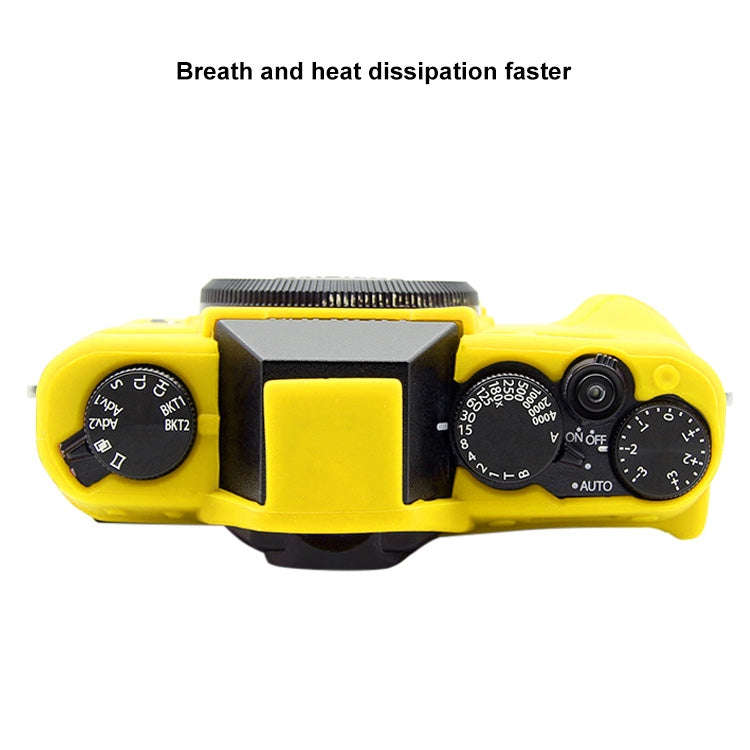 PULUZ Soft Silicone Protective Case for FUJIFILM XT10(Yellow)