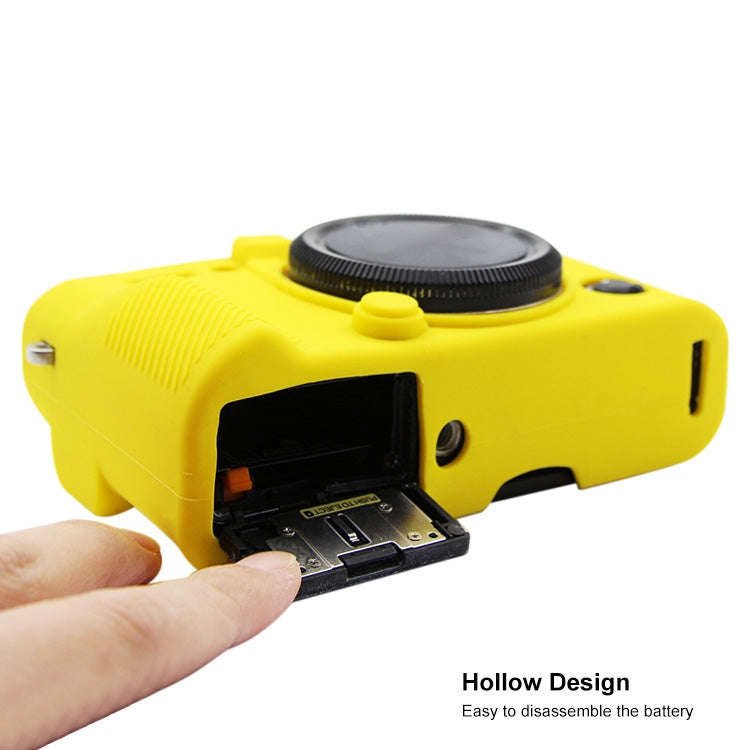 PULUZ Soft Silicone Protective Case for FUJIFILM XT10(Yellow)