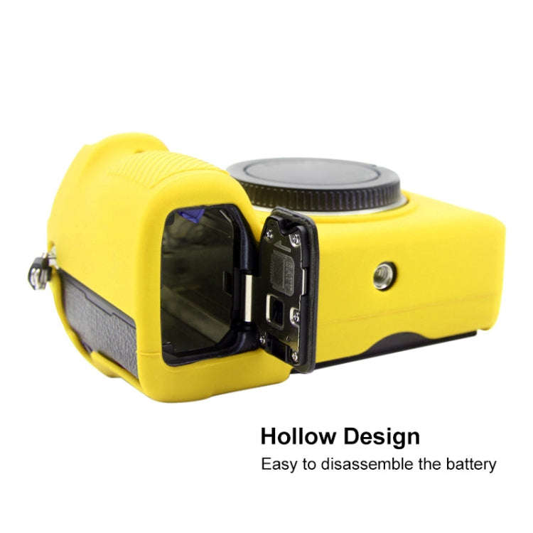 PULUZ Soft Silicone Protective Case for Sony A9 (ILCE-9) / A7 III/ A7R  III(Yellow)