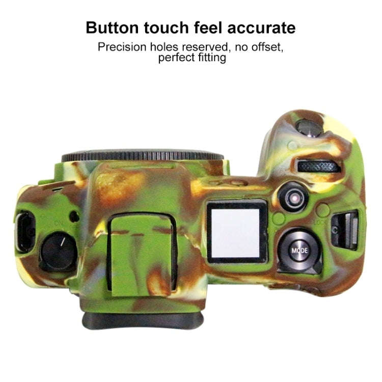 PULUZ Soft Silicone Protective Case for Canon EOS R(Camouflage)