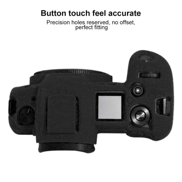 PULUZ Soft Silicone Protective Case for Canon EOS R(Black)