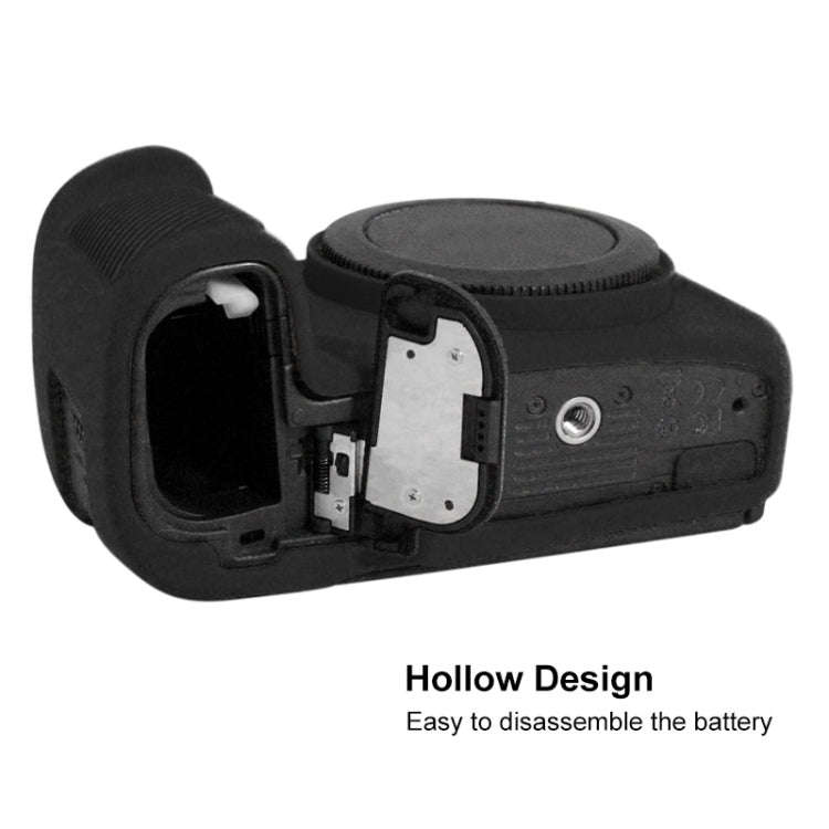 PULUZ Soft Silicone Protective Case for Canon EOS R(Black)